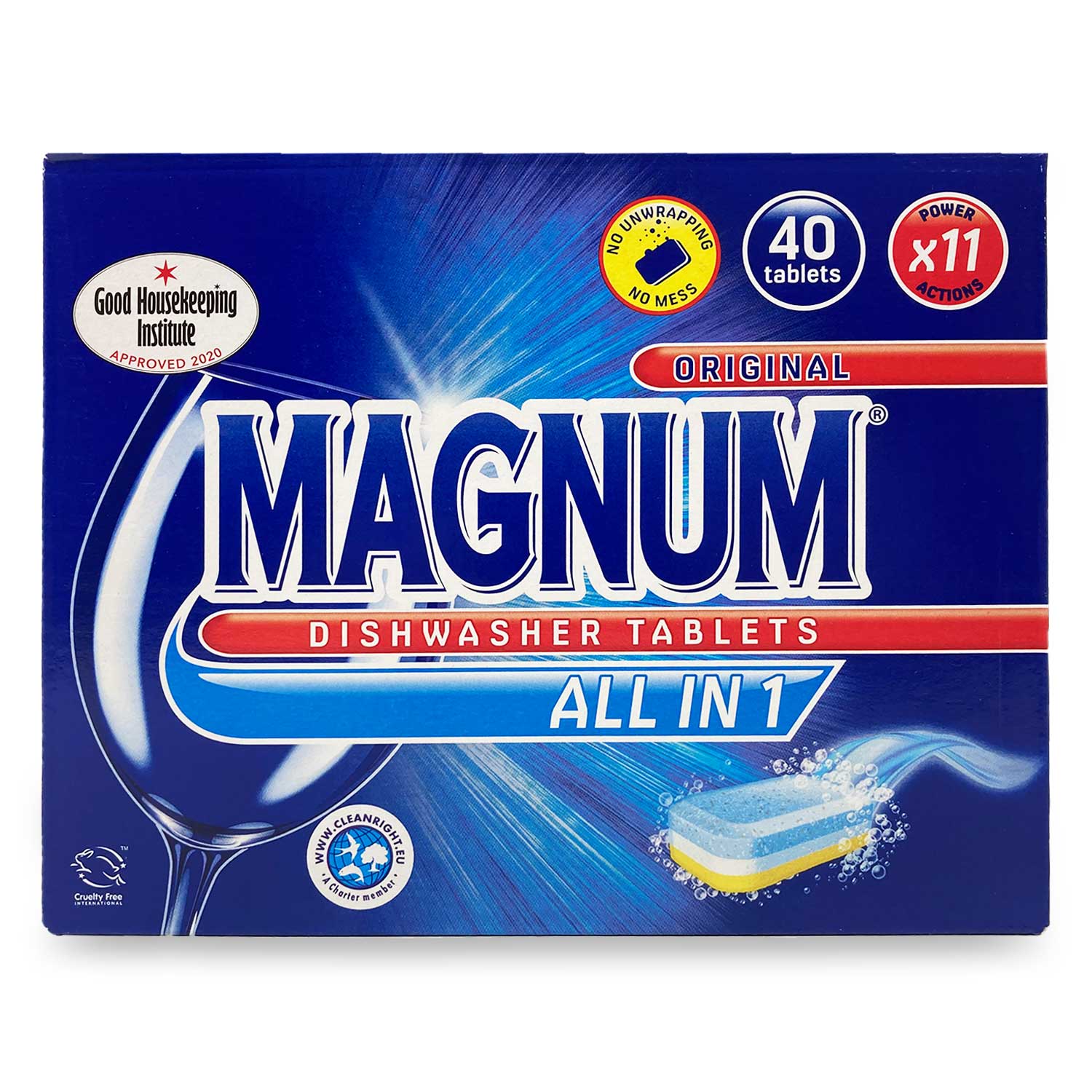 All In 1 Dishwasher Tablets 760g Magnum